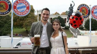 So feierten die Stars des FC Bayern auf dem Oktoberfest